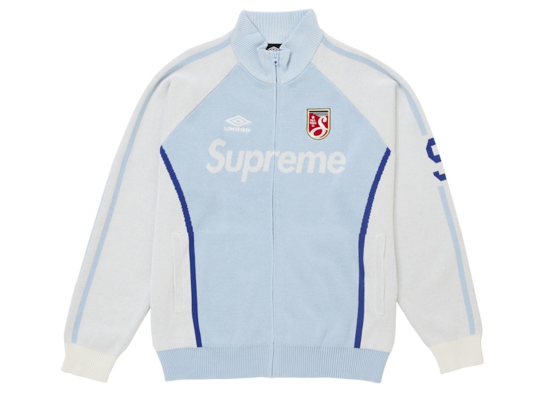 Supreme Umbro Zip Up Sweater Light Blue メンズ - SS25 - JP