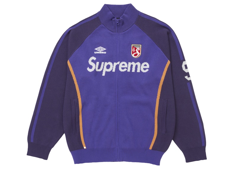 Supreme Umbro Zip Up Sweater Purple Men's - SS25 - US Supreme Umbro Zip Up Sweater Purple Men's - SS25 - US