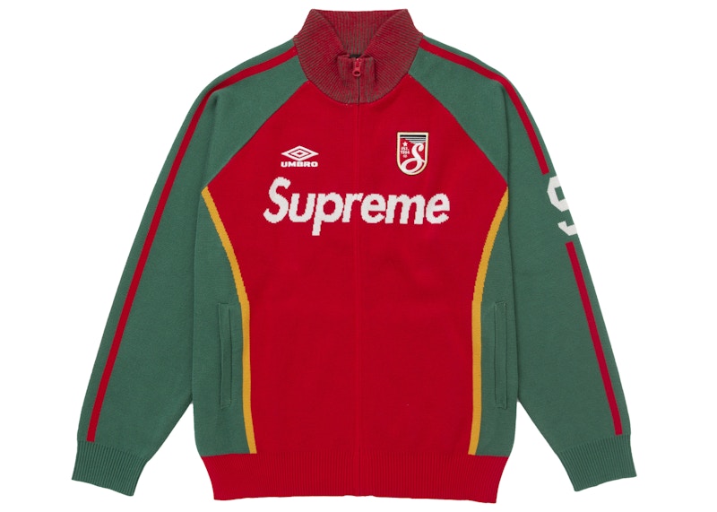Supreme Umbro Zip Up Sweater Red メンズ - SS25 - JP