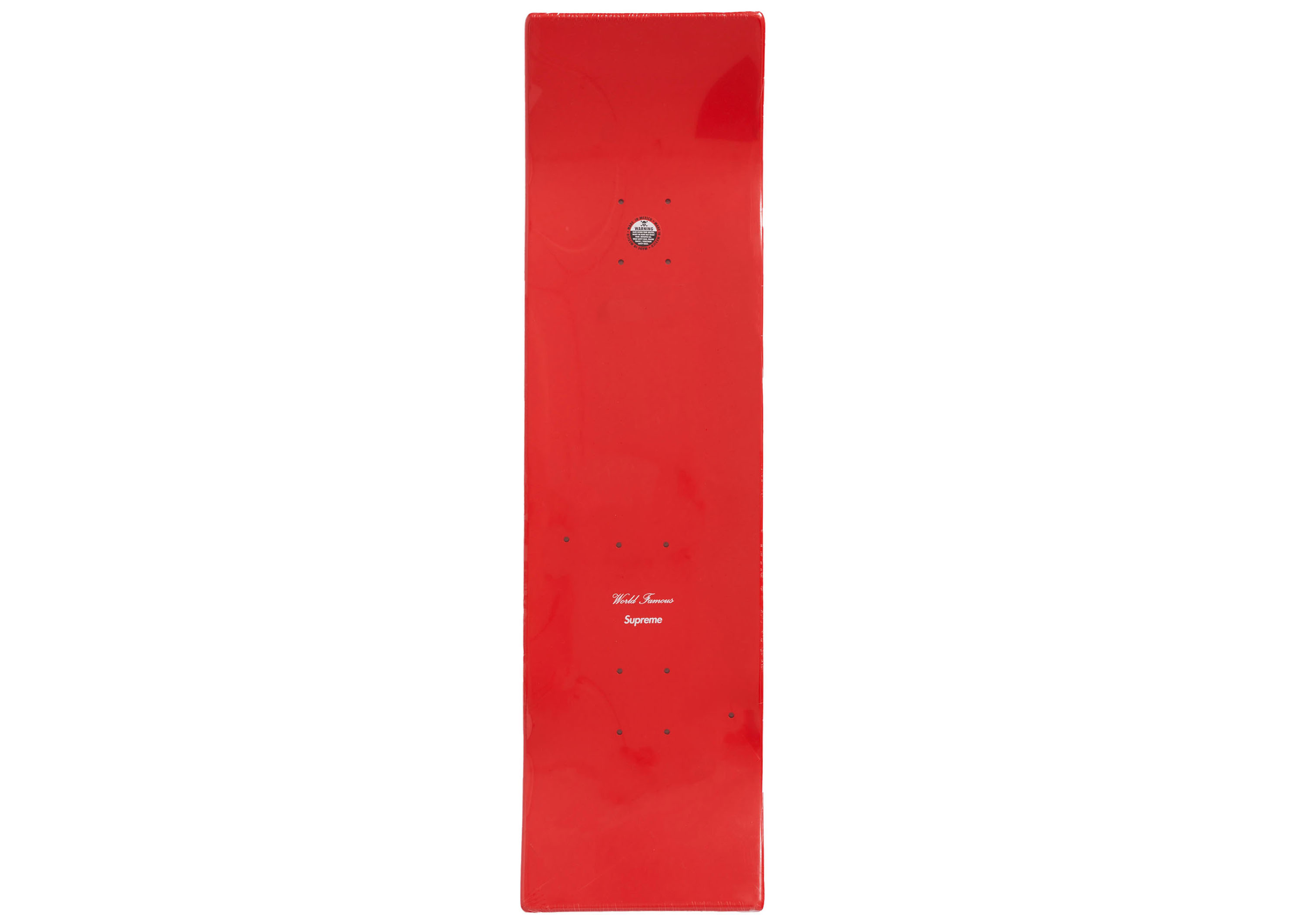 Supreme Uncut Box Logo Skateboard Deck Red - SS22 - US