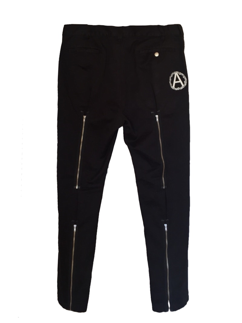 Supreme Undercover Anarchy Zipper Work Pants Black Men's - FW16 - US