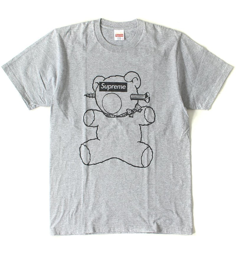 Supreme Undercover Bear Tee Grigio Uomo SS15 IT