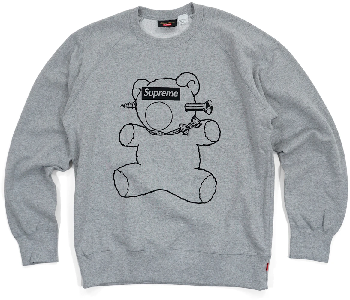 Supreme Pullover.Westen.Sweatshirts aus Baumwolle - Grau - Größe 0
