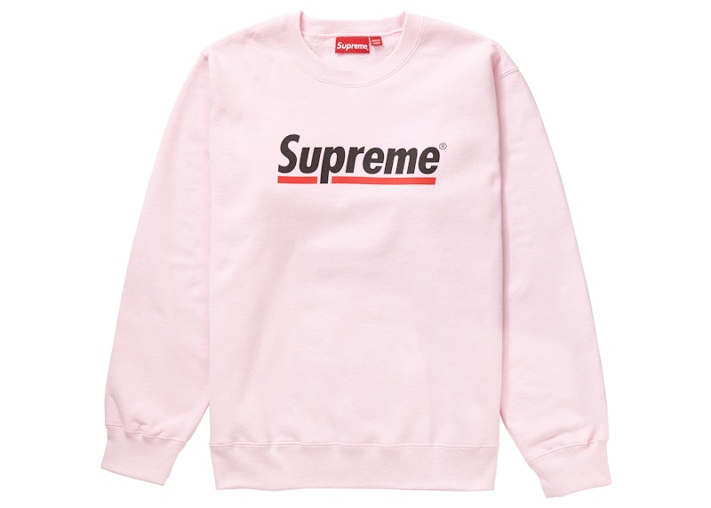 Supreme Underline Crewneck Black Men's - SS20 - US