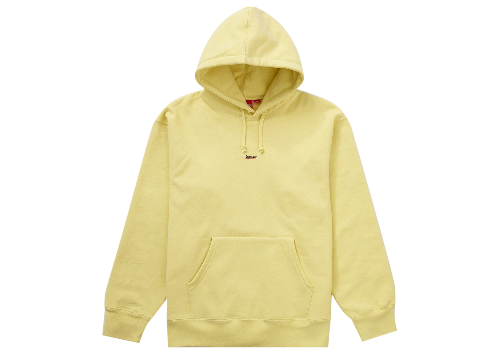 Supreme Underline Hooded Sweatshirt Pale Yellow メンズ - FW22 - JP