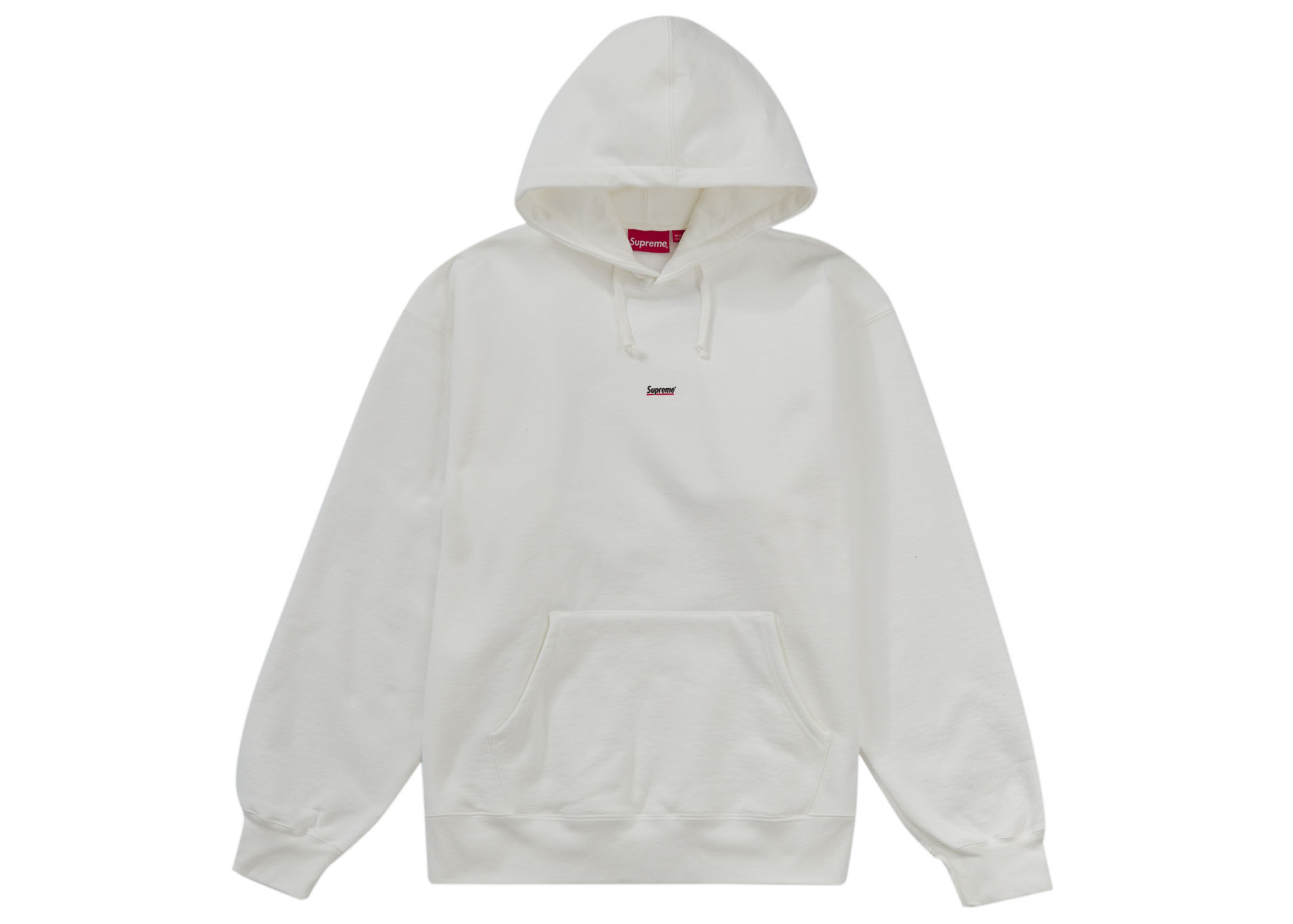 Supreme Underline Hooded Sweatshirt White
