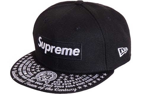 Supreme Undisputed Box Logo New Era Fitted Hat Black FW21 GB