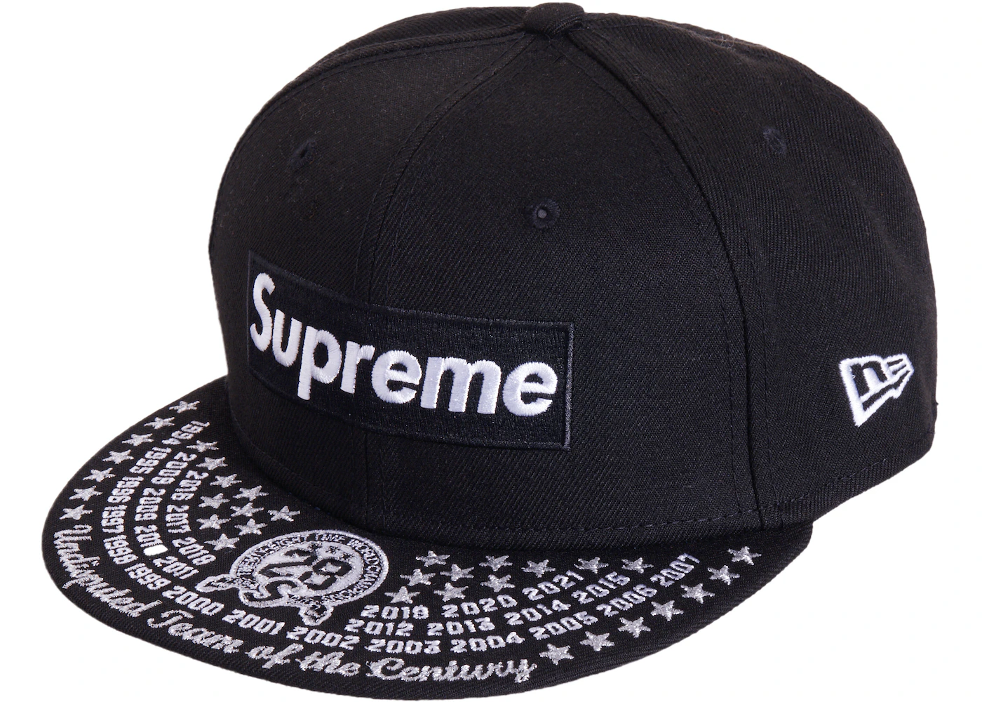 het laatste Geweldige eik Ongeëvenaard Supreme Undisputed Box Logo New Era Fitted Hat Black - FW21 - US