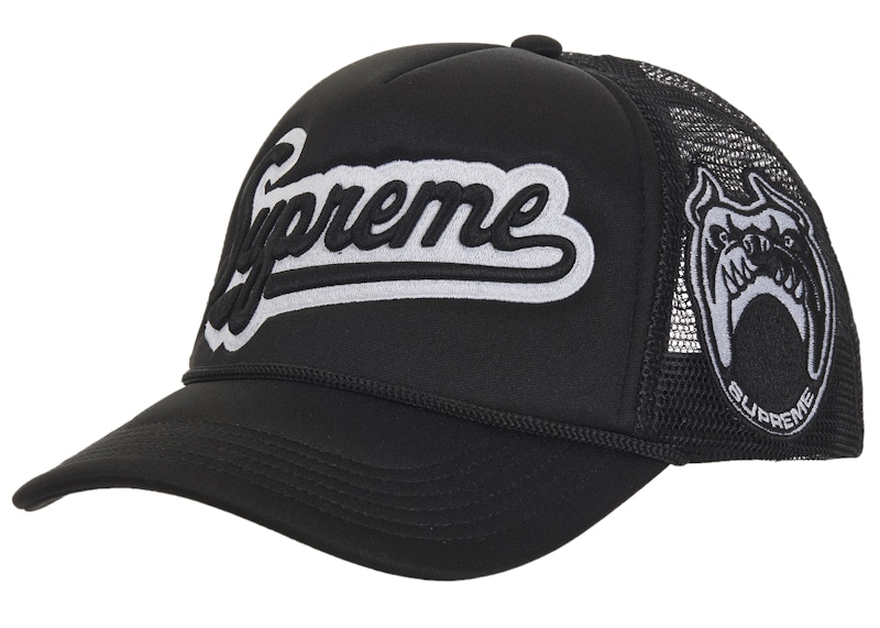 【新品】Supreme Pinup Mesh Back 5-Panel ブラック Supreme - Pin Up Mesh Back 5-Panel | ピンナップガールのパッチが