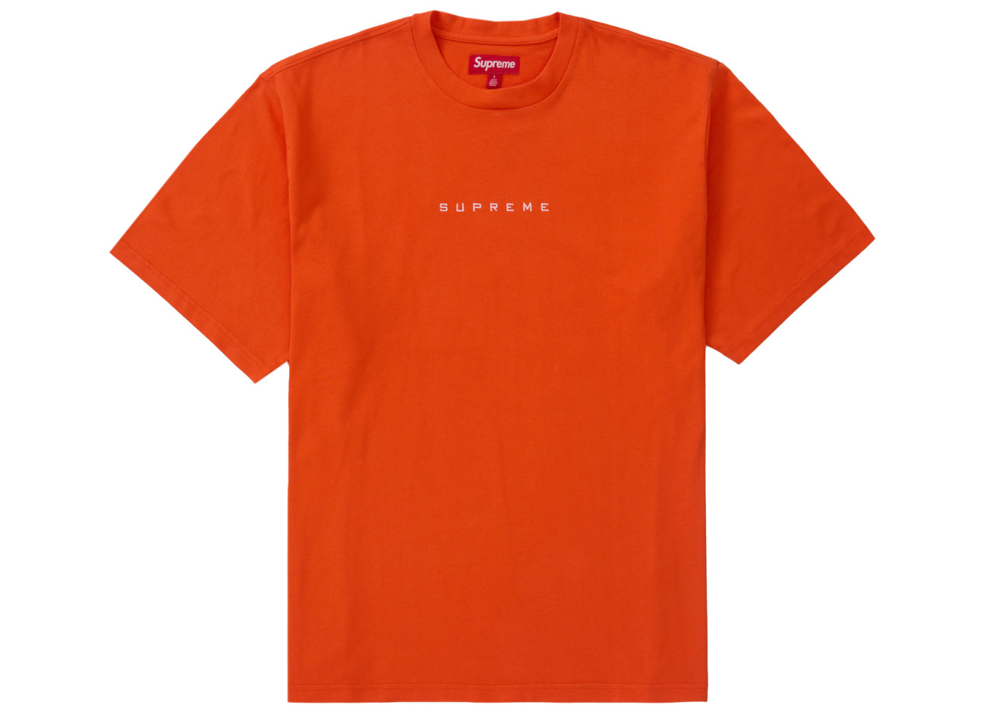 Supreme Cutout Logo S/S Top Orange