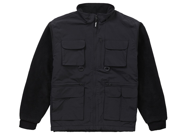 Supreme Upland Fleece Jacket Black 男士- FW19 - TW