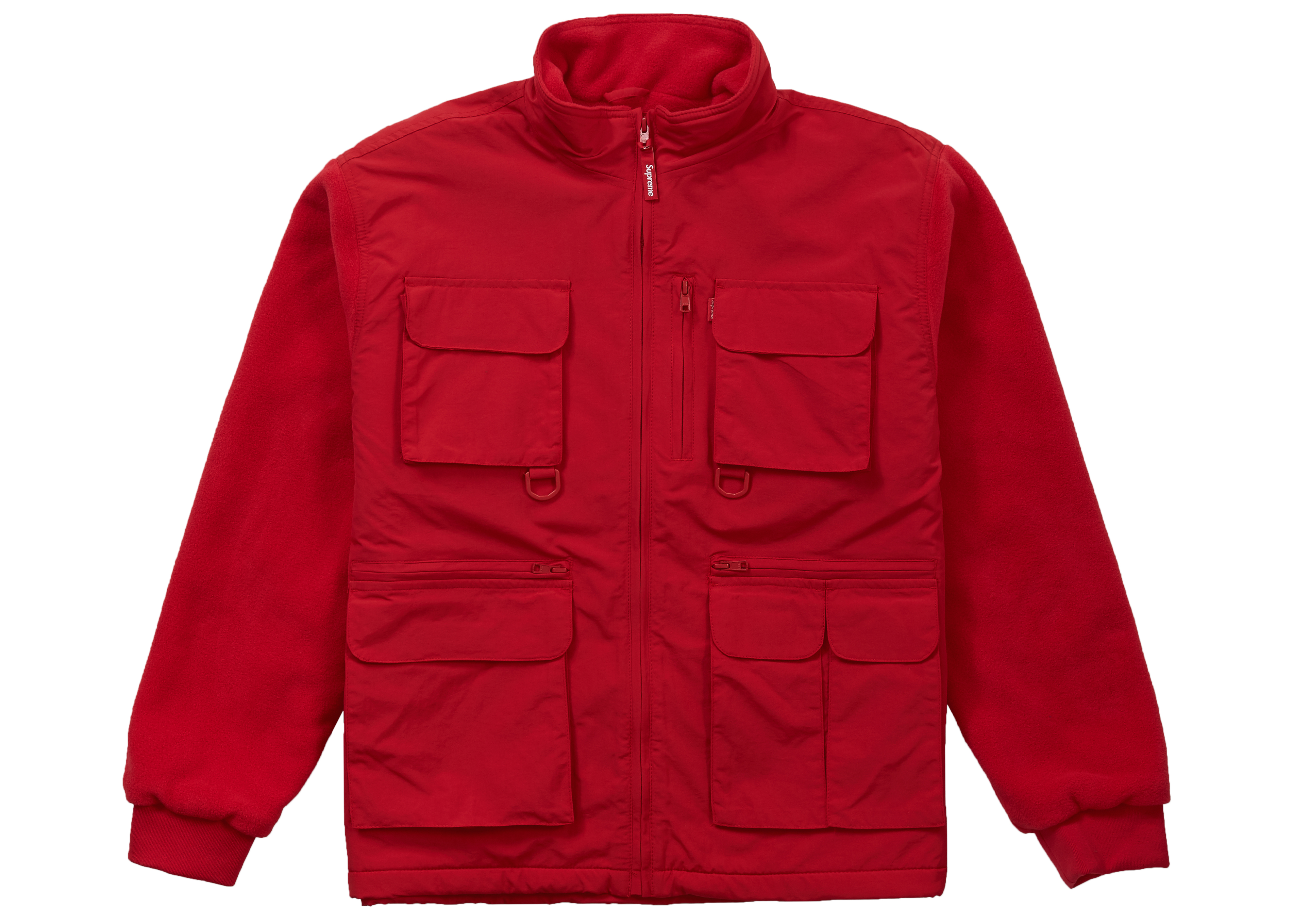 Supreme Upland Fleece Jacket Red Men's - FW19 - US