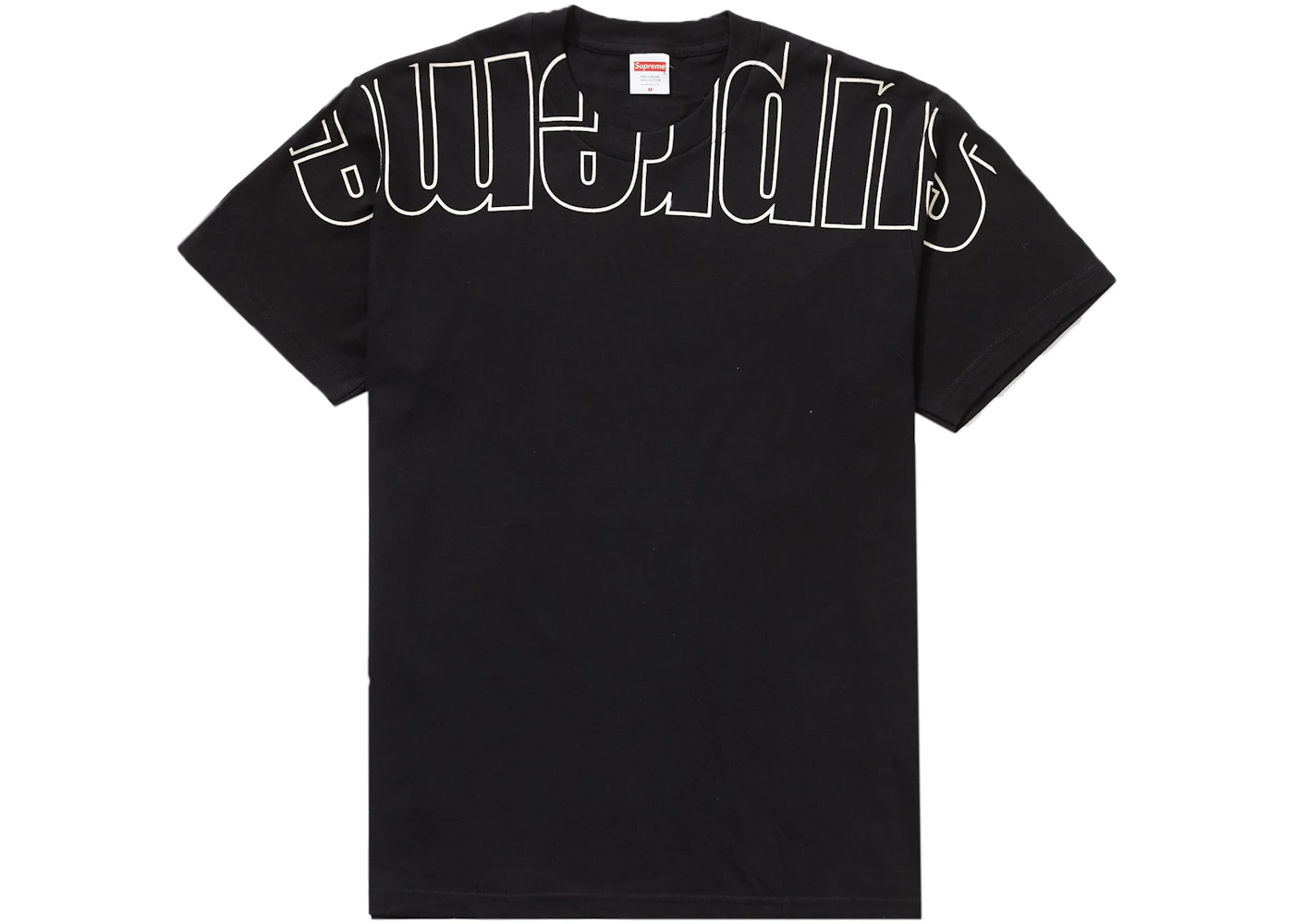 Supreme Upside Down Tee Black Men's FW22 US - Main Image
