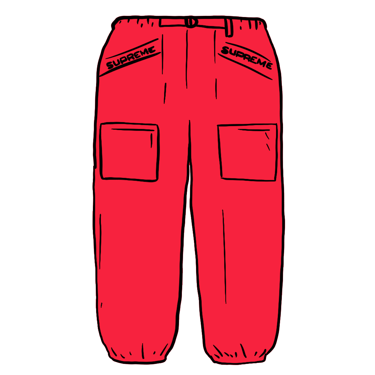 Supreme Utility Belted Pant Bright Red メンズ - SS20 - JP