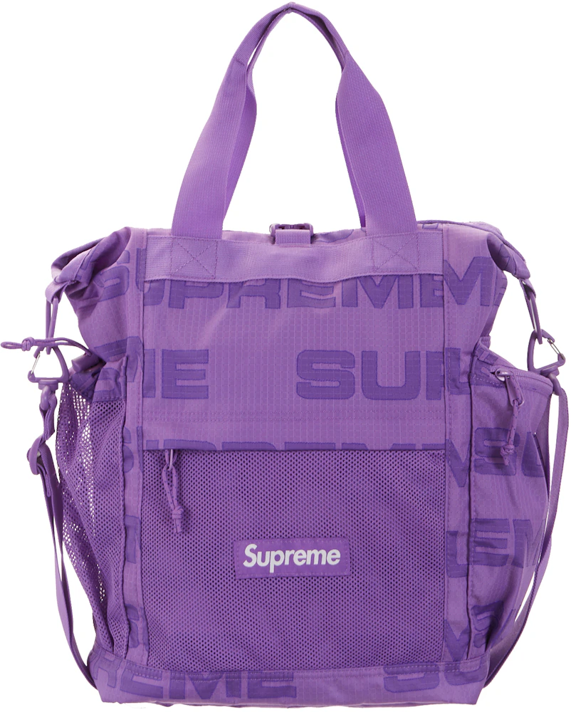 Supreme Raffia Tote Purple - SS20 - US