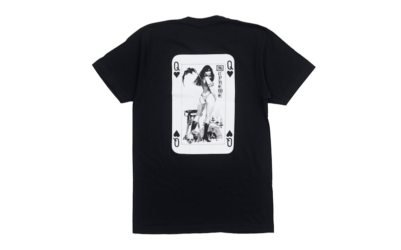 Supreme Vampirella Card Tee Black Men's - SS17 - US