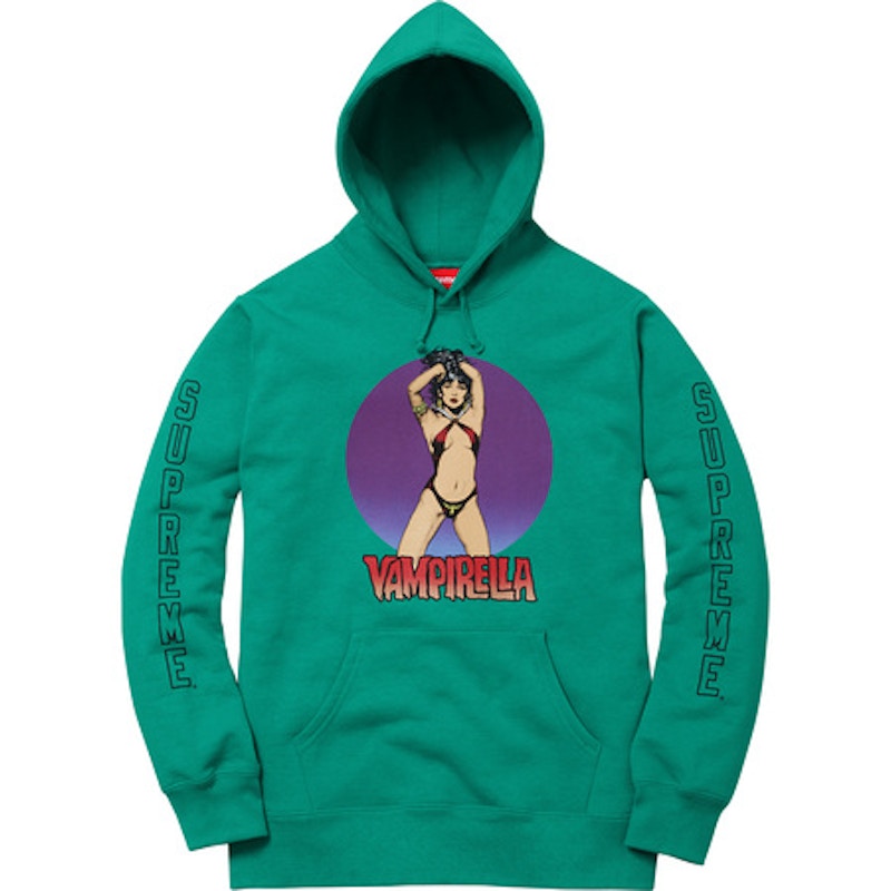 Supreme Vampirella Hooded Sweatshirt Dusty Lavender Men's