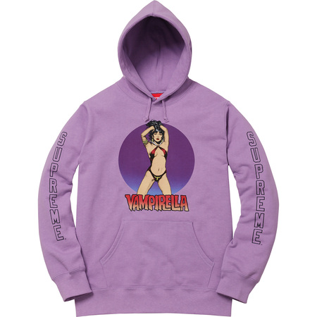 Supreme Vampirella Hooded Sweatshirt Dusty Lavender Men's - SS17 - US
