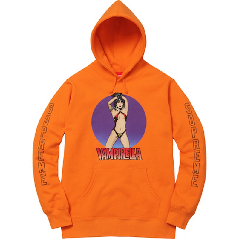 短時間1回のみ着用の極美品ですSupreme Vampirella Hooded Sweatshirt M