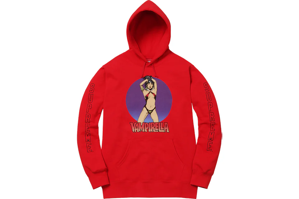 Supreme Vampirella Hooded Sweatshirt Red
