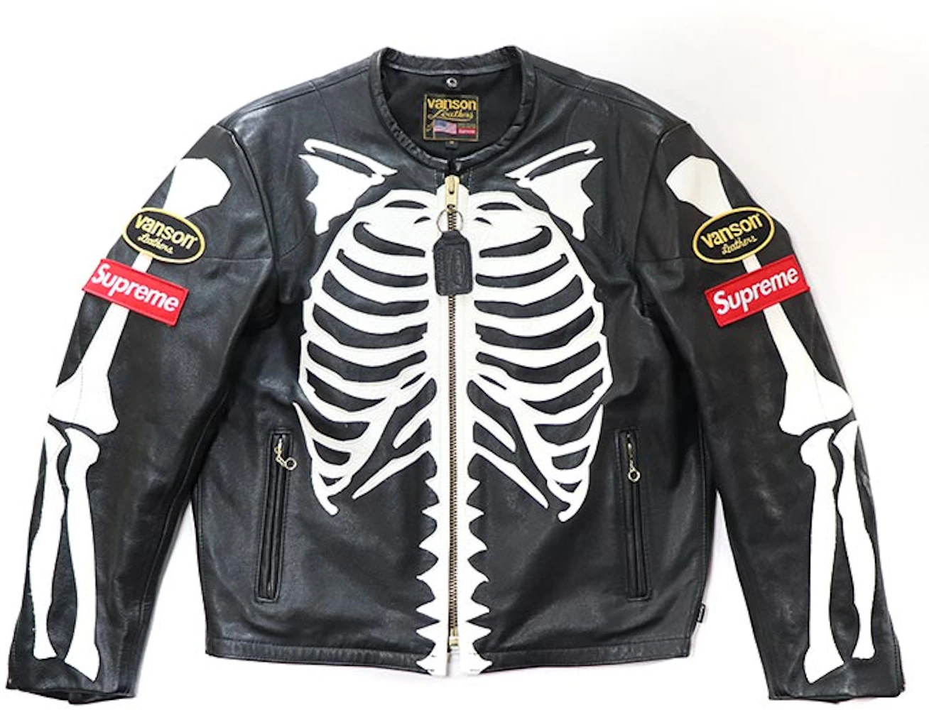 Supreme Vanson Leather Bones Jacket