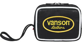 Supreme Vanson Leather Wristbag Black