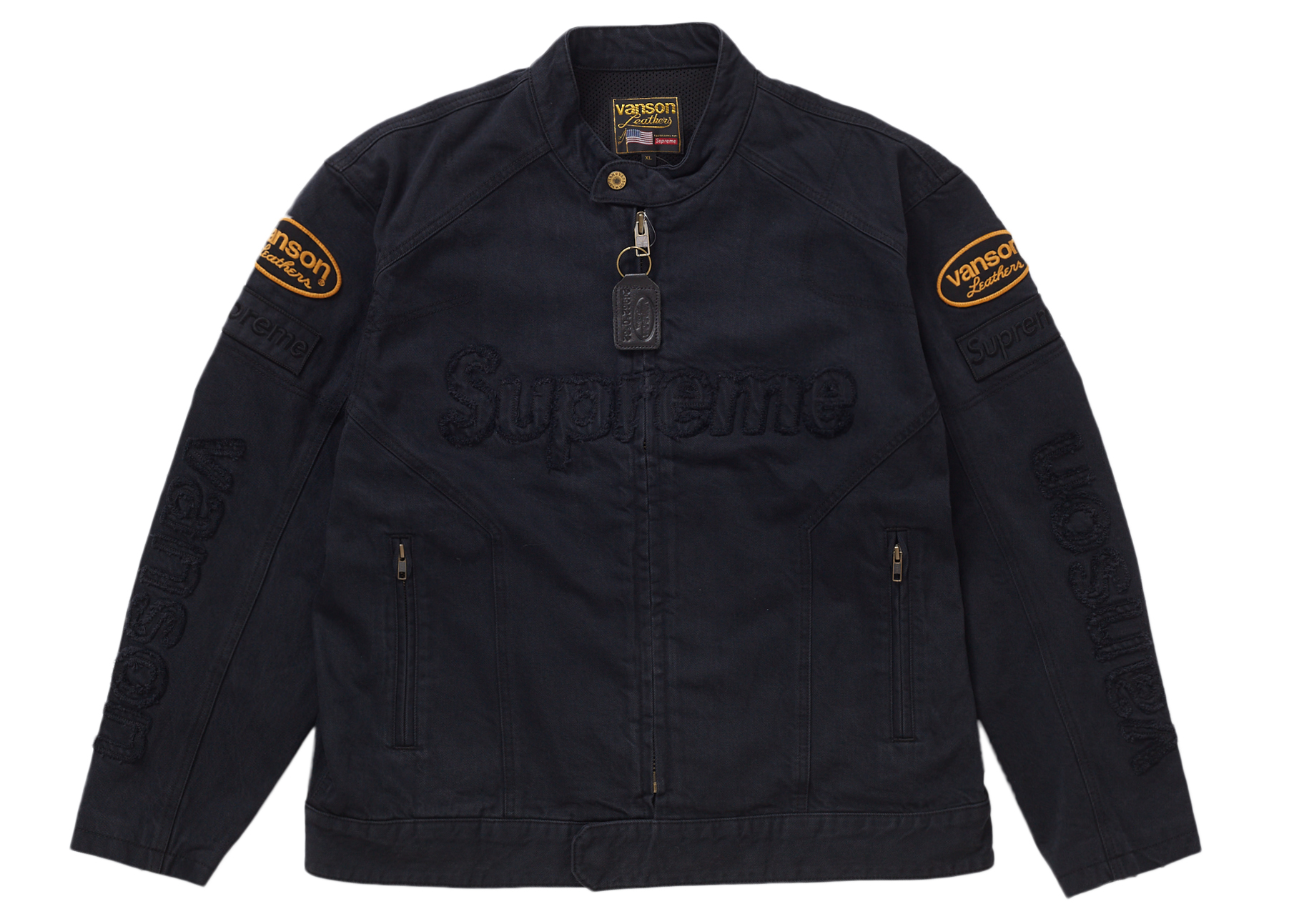 Supreme/Vanson Leathers Denim Jacket