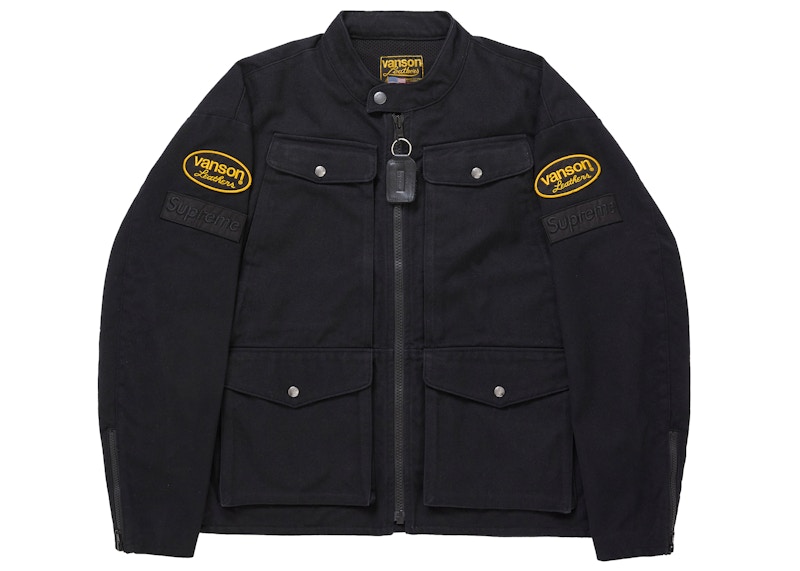 ジャケット・アウター Supreme Vanson Leathers Cordura Jacket Buy Supreme®/Vanson Leathers® Cordura® Jacket Red - Novelship
