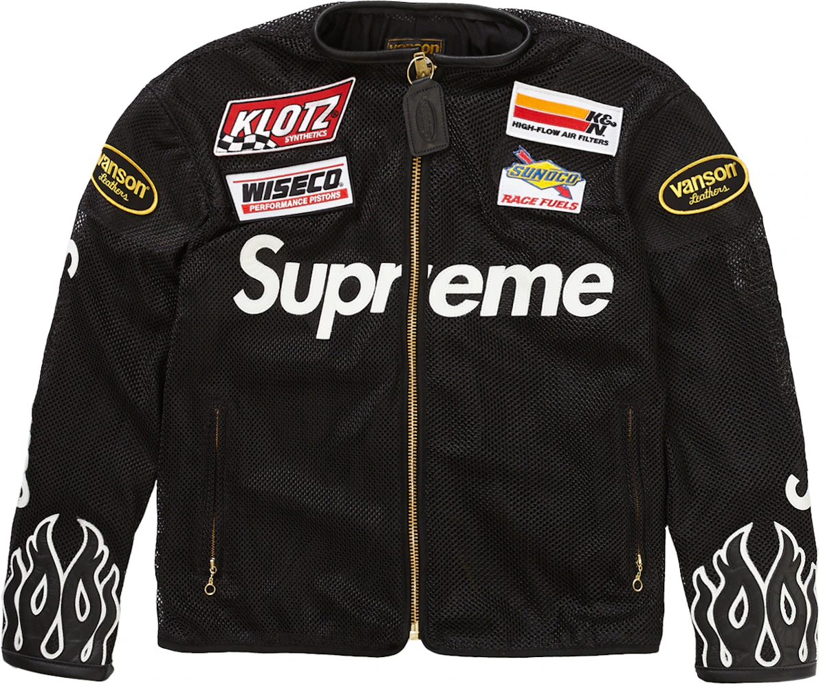 Supreme Vanson Leather Zip-Front Jacket
