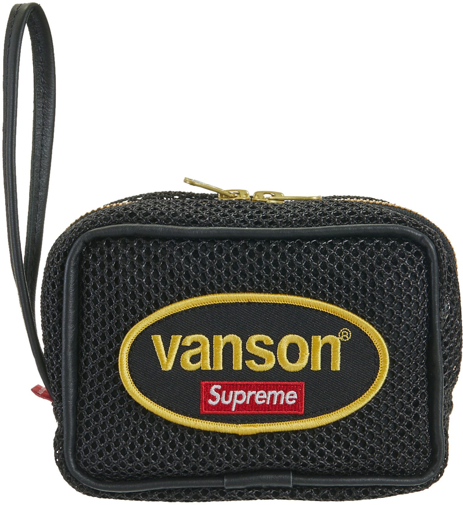 Supreme Vanson Leathers Cordura Mesh Duffle Bag Red Camo - SS22 - US
