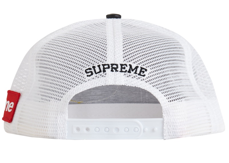 Supreme Vanson Leathers Mesh Back 5-Panel Black - SS20 - US