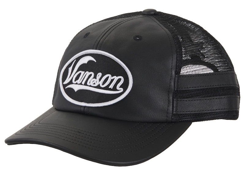 メンズウェア Supreme x Vanson Leathers Mesh Back Supreme Vanson Leathers Mesh Back 6-Panel Black - FW25 - JP