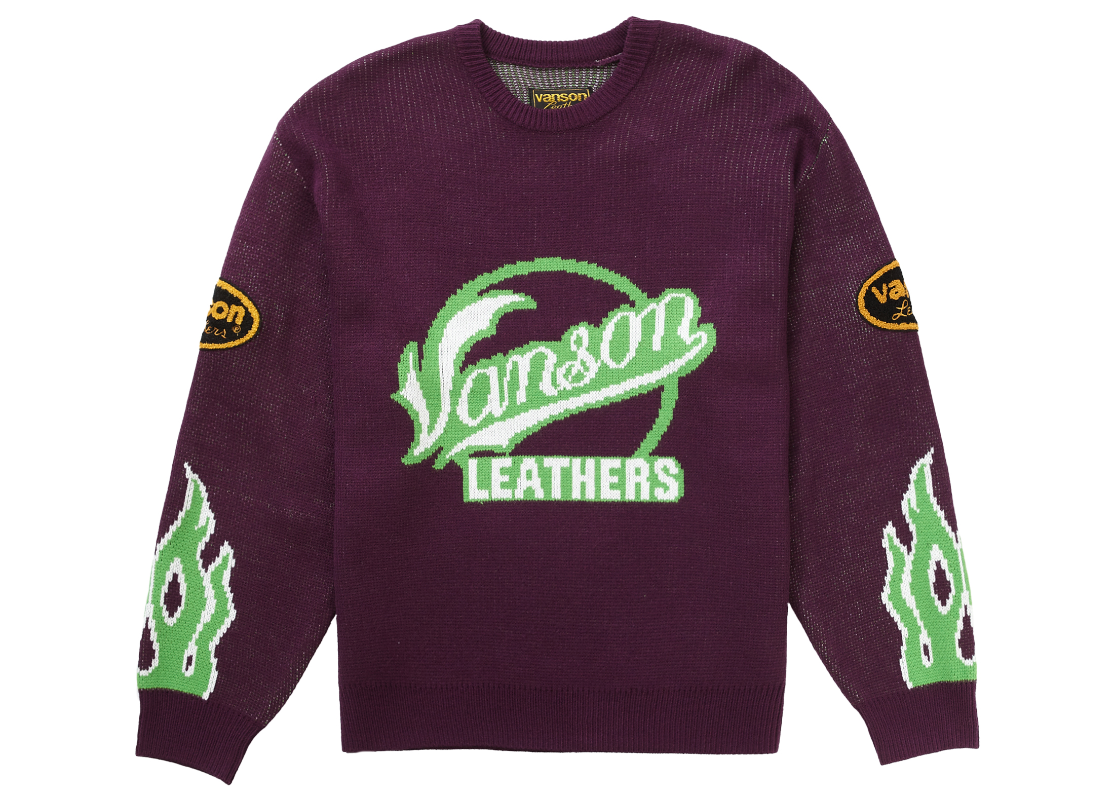 バイクSupreme Vanson Leathers Sweater