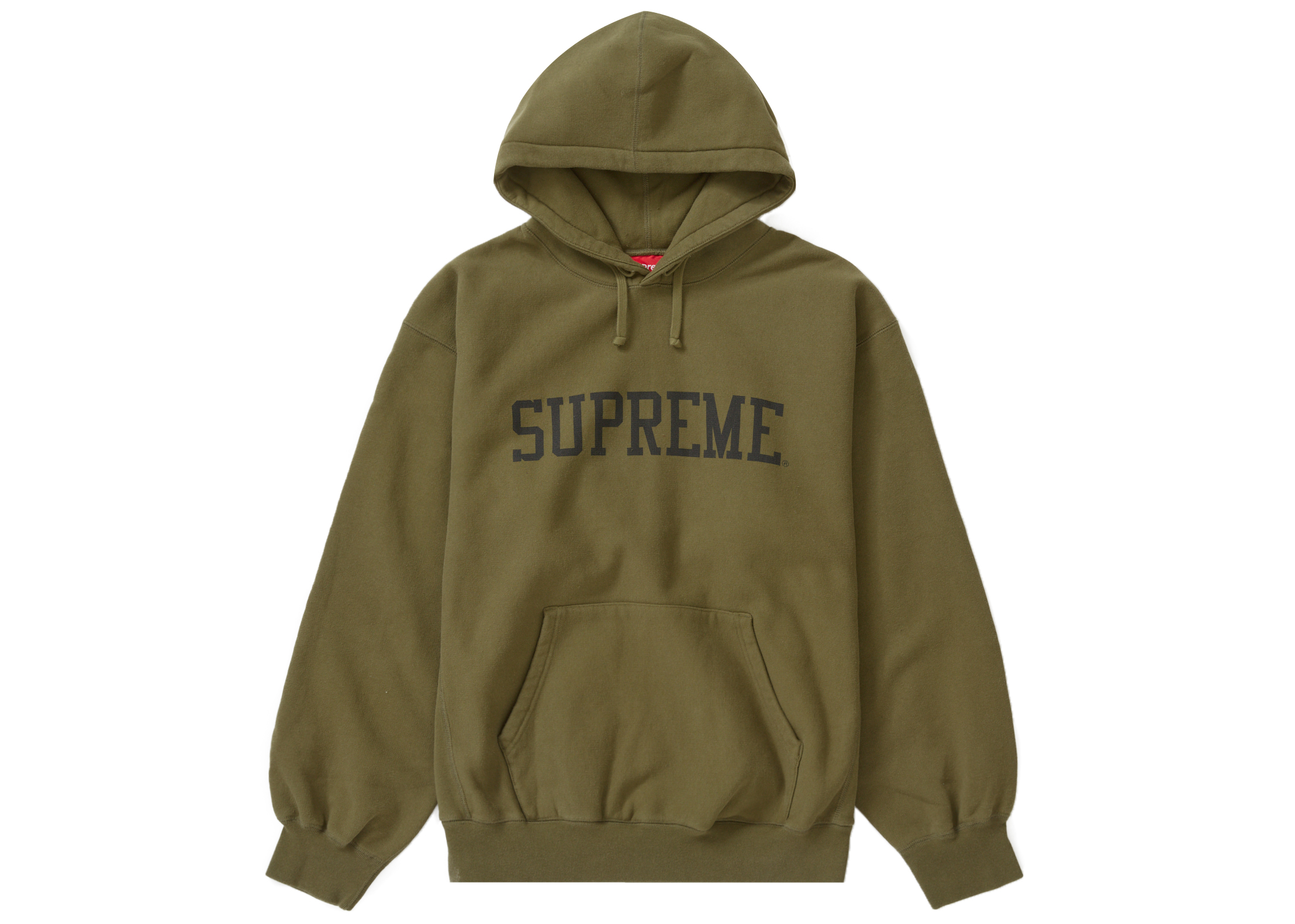 Supreme Varsity Hooded Sweatshirt Dark Olive Men's - FW23 - US