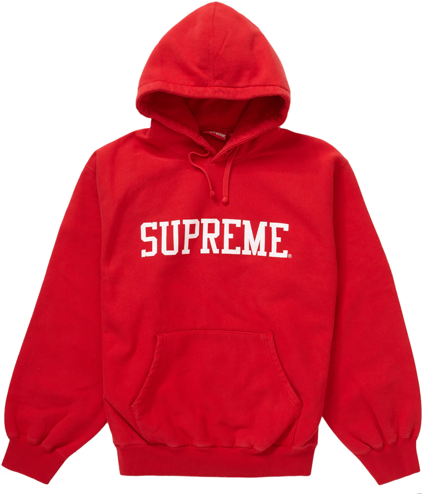 Supreme Varsity Hooded Sweatshirt 'Red' | Men's Size L
