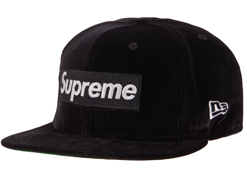 最安値挑戦Supreme Velour Box Logo New Era 7-3/8 帽子