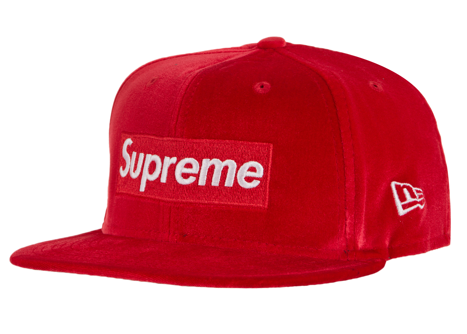 Supreme New Era Mesh Box Logo Cap Red