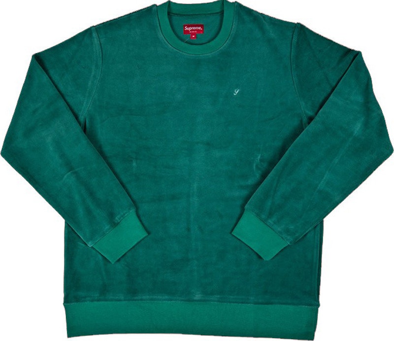 supreme velour sweater