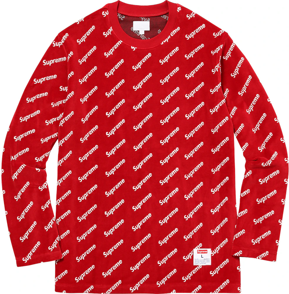 Supreme Red And White With Diagonal Stripes Logo 3D T-Shirt - Shop trending  fashion in USA and EU