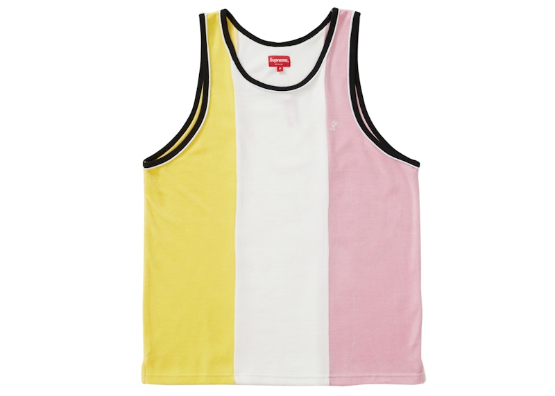 Supreme Velour Tank Top Pink Hombre - SS20 - US