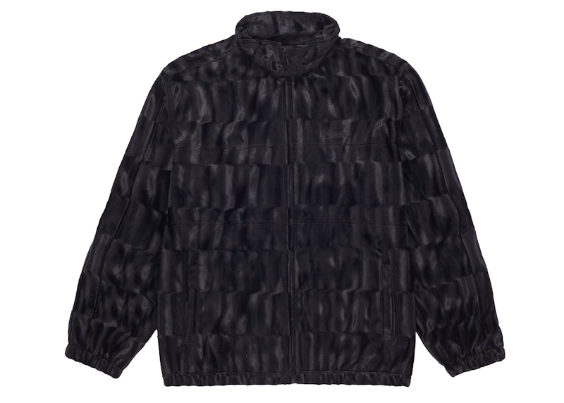 Supreme Velour Track Jacket Black Men's - FW21 - US
