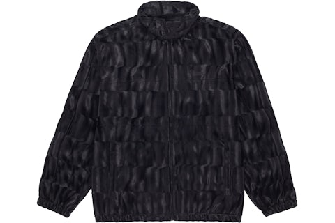 Veste de survêtement Supreme Velour Noir Homme de la Collection