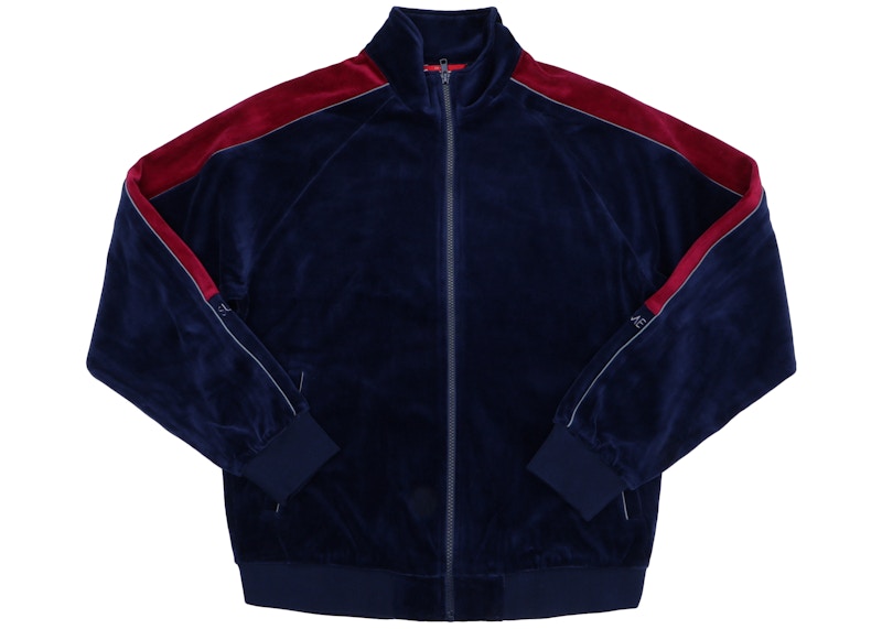 Supreme velour track on sale jacket