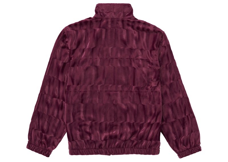 Supreme Velour Track Jacket Purple Men's - FW21 - US