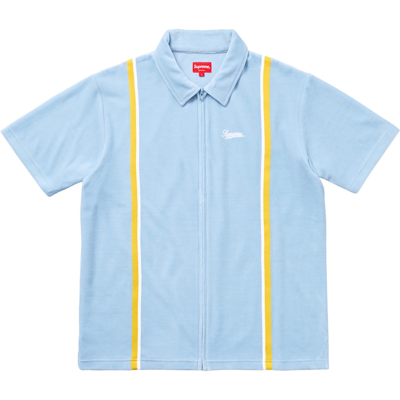 Supreme Velour Warm Up Light Blue Men's - SS18 - US