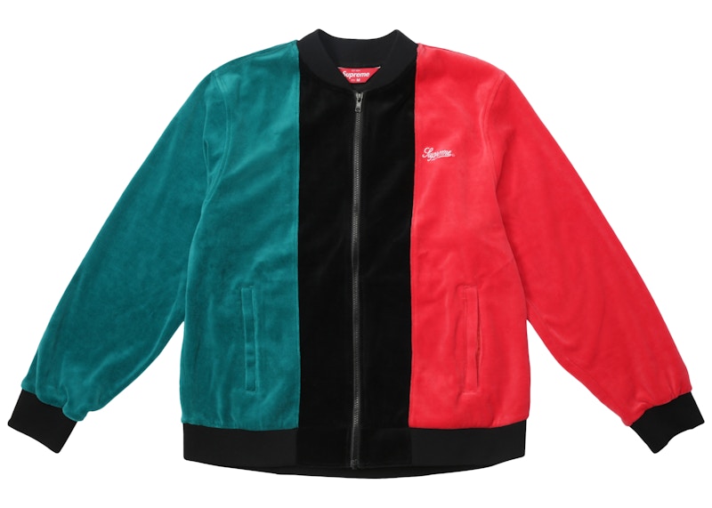 Supreme velour zip up jacket Lサイズ gucci-