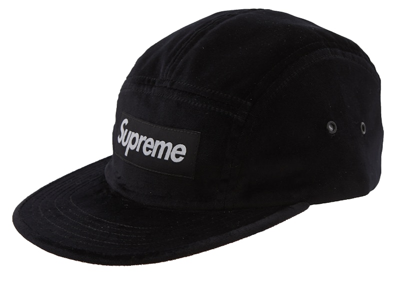 Supreme velvet camp capキャップ