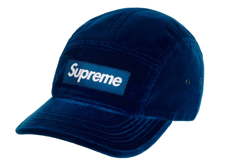 Supreme Velvet Paisley Camp Cap Black - FW23 - CN