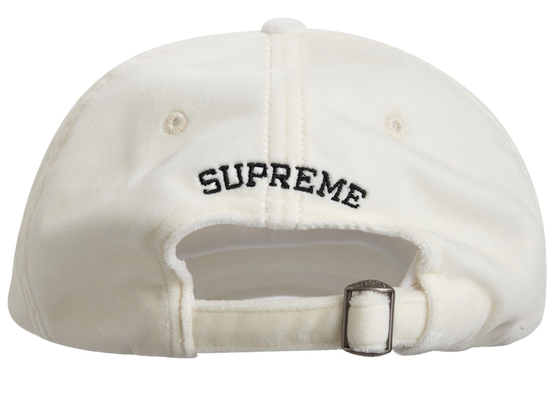 Supreme Velvet S Logo 6-Panel White - FW20 - US