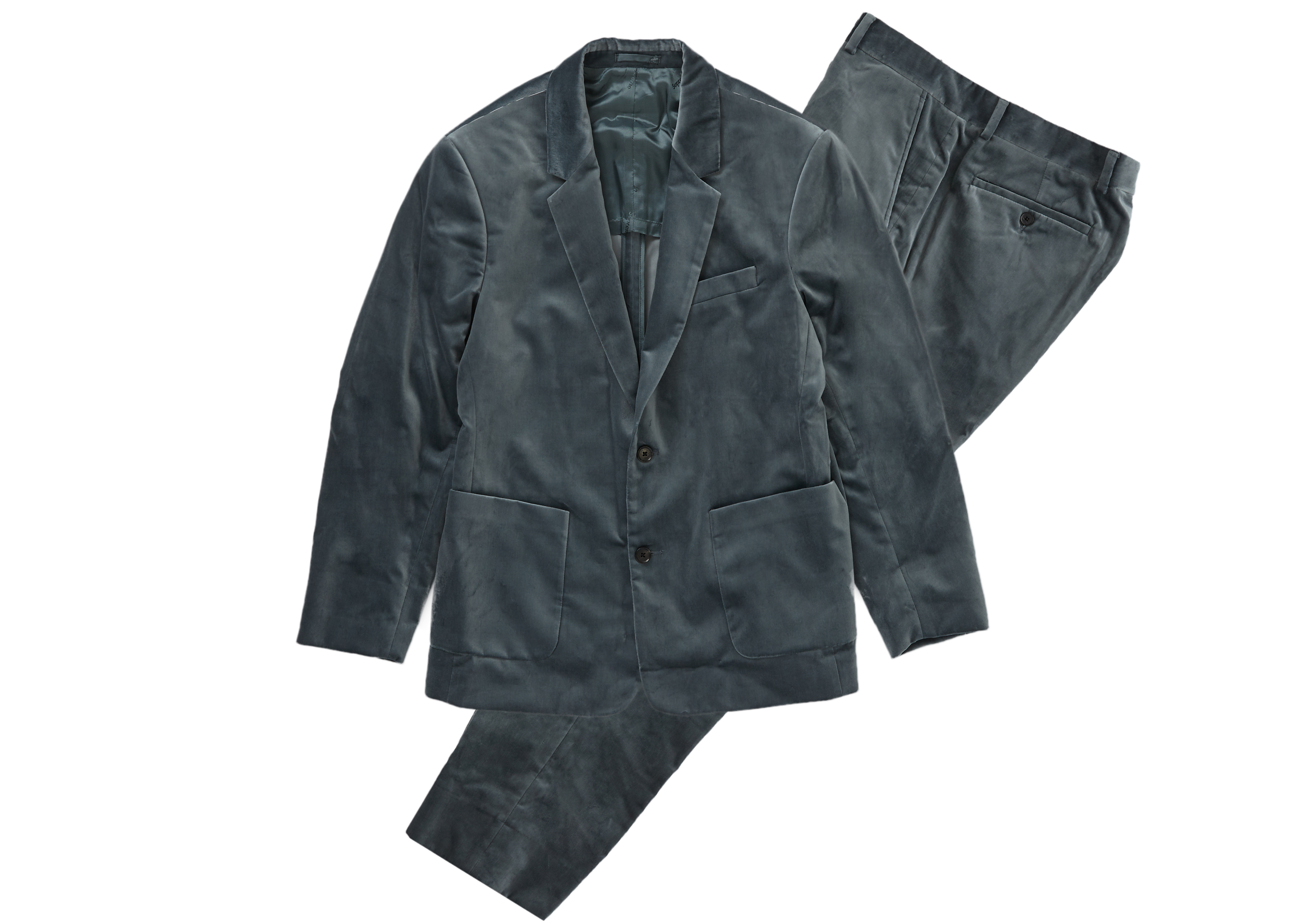 23FW Supreme Velvet Suit Black mサイズ | shop.spackdubai.com